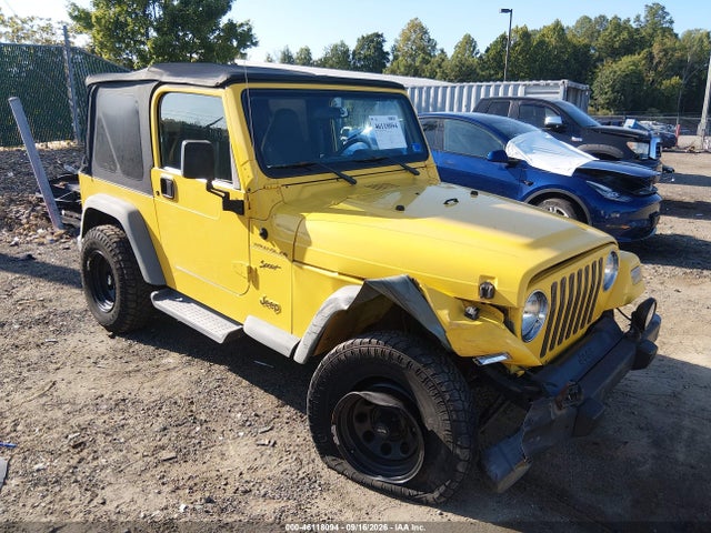 2002 Jeep Wrangler Sport მანქანა იყიდება აუქციონზე, vin: 1J4FA49S42P742148, აუქციონის ნომერი: 46118094