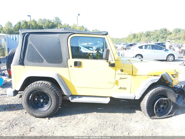 Aukcja sprzedaży 2002 Jeep Wrangler Sport, vin: 1J4FA49S42P742148, numer aukcji: 46118094