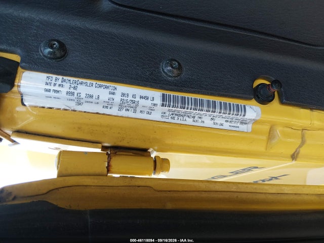 Aukcja sprzedaży 2002 Jeep Wrangler Sport, vin: 1J4FA49S42P742148, numer aukcji: 46118094