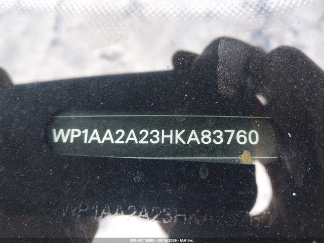 Aukcja sprzedaży 2017 Porsche Cayenne Platinum Edition, vin: WP1AA2A23HKA83760, numer aukcji: 46118305