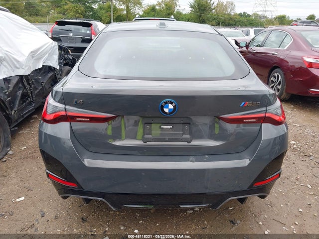 2023 Bmw I4 M50 მანქანა იყიდება აუქციონზე, vin: WBY33AW01PFP23749, აუქციონის ნომერი: 46118321