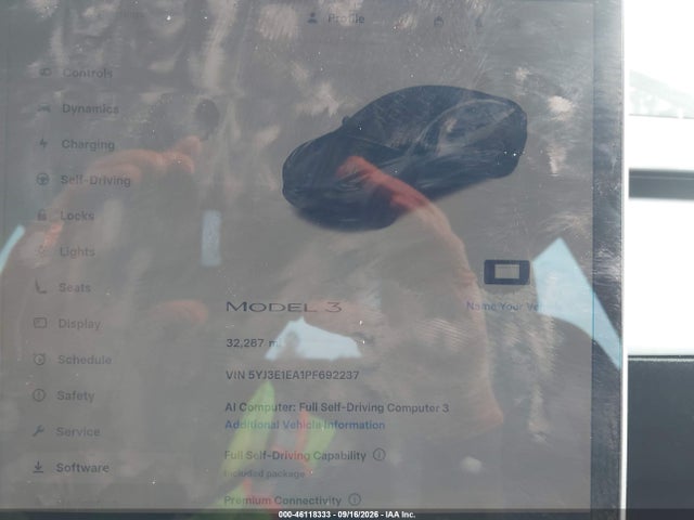 Продаж на аукціоні авто 2023 Tesla Model 3 Rear-wheel Drive, vin: 5YJ3E1EA1PF692237, номер лоту: 46118333
