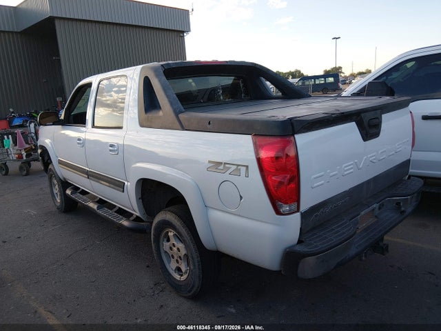 Продаж на аукціоні авто 2005 Chevrolet Avalanche 1500 Z71, vin: 3GNEK12Z65G280681, номер лоту: 46118345