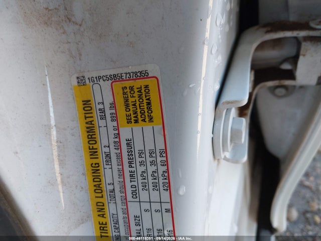 Продаж на аукціоні авто 2014 Chevrolet Cruze 1lt Auto, vin: 1G1PC5SB5E7378355, номер лоту: 46118351