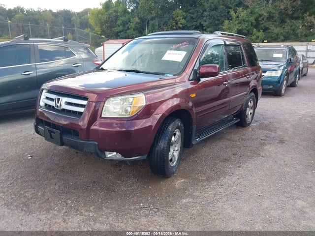 46118382 :رقم المزاد ، 2HKYF185X7H523353 vin ، 2007 Honda Pilot Ex-l مزاد بيع