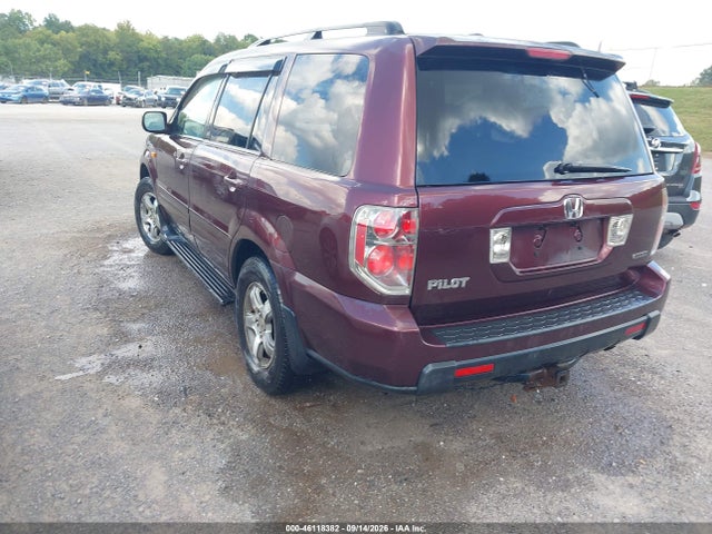 46118382 :رقم المزاد ، 2HKYF185X7H523353 vin ، 2007 Honda Pilot Ex-l مزاد بيع