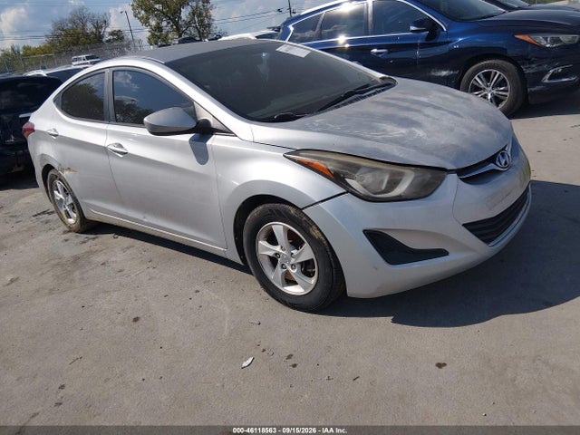 2014 Hyundai Elantra Se მანქანა იყიდება აუქციონზე, vin: 5NPDH4AE8EH473327, აუქციონის ნომერი: 46118563