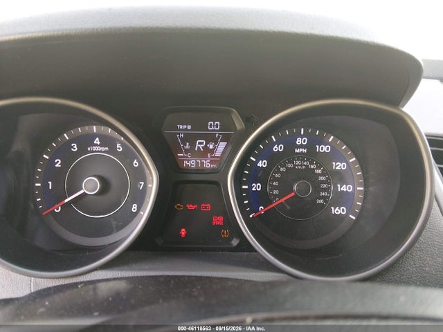 2014 Hyundai Elantra Se მანქანა იყიდება აუქციონზე, vin: 5NPDH4AE8EH473327, აუქციონის ნომერი: 46118563
