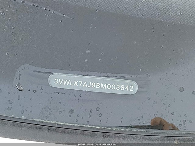 Продажа на аукционе авто 2011 Volkswagen Jetta 2.5l Sel, vin: 3VWLX7AJ9BM003842, номер лота: 46118598