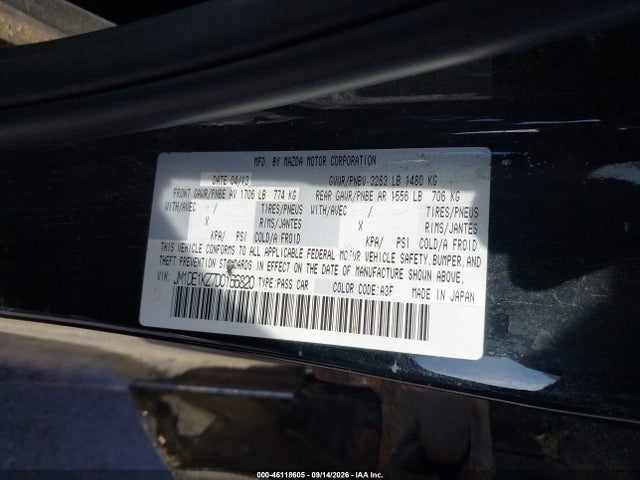 2013 Mazda Mazda2 Sport მანქანა იყიდება აუქციონზე, vin: JM1DE1KZ7D0166820, აუქციონის ნომერი: 46118605