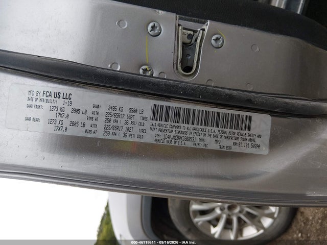 46118611 :رقم المزاد ، 1C4PJMCB0KD368531 vin ، 2019 Jeep Cherokee Latitude 4x4 مزاد بيع