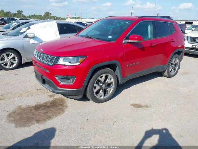 2018 Jeep Compass Limited Fwd მანქანა იყიდება აუქციონზე, vin: 3C4NJCCB1JT358603, აუქციონის ნომერი: 46118769