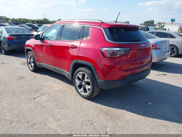 2018 Jeep Compass Limited Fwd მანქანა იყიდება აუქციონზე, vin: 3C4NJCCB1JT358603, აუქციონის ნომერი: 46118769