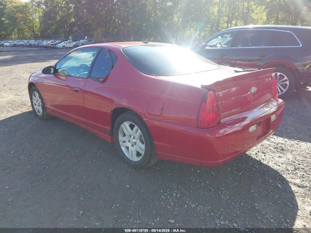 Aukcja sprzedaży 2007 Chevrolet Monte Carlo Lt, vin: 2G1WK15NX79407072, numer aukcji: 46118795