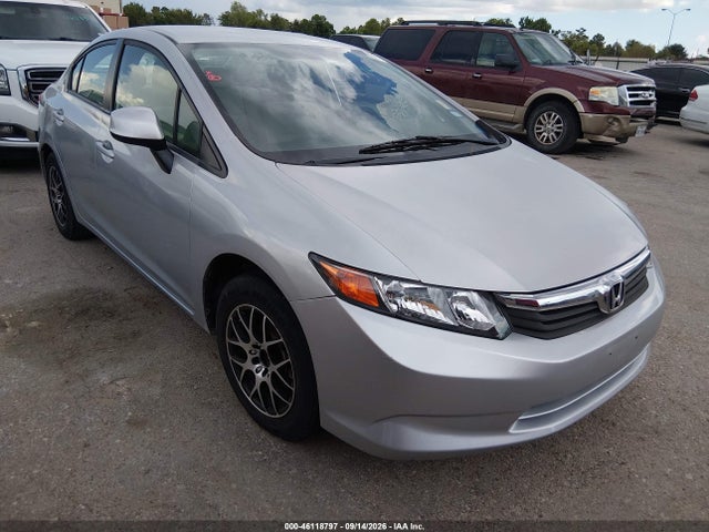 46118797 :رقم المزاد ، 19XFB2F55CE024129 vin ، 2012 Honda Civic Lx مزاد بيع