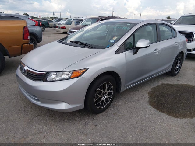 46118797 :رقم المزاد ، 19XFB2F55CE024129 vin ، 2012 Honda Civic Lx مزاد بيع