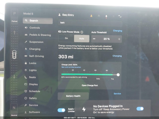 Aukcja sprzedaży 2021 Tesla Model S Long Range Dual Motor All-wheel Drive, vin: 5YJSA1E52MF428403, numer aukcji: 46118877
