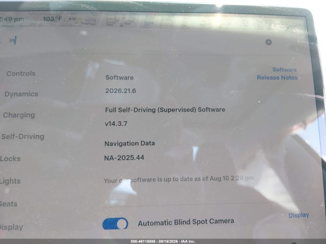 Продаж на аукціоні авто 2026 Tesla Model 3 Premium All-wheel Drive, vin: 5YJ3E1EB8TF123243, номер лоту: 46118886