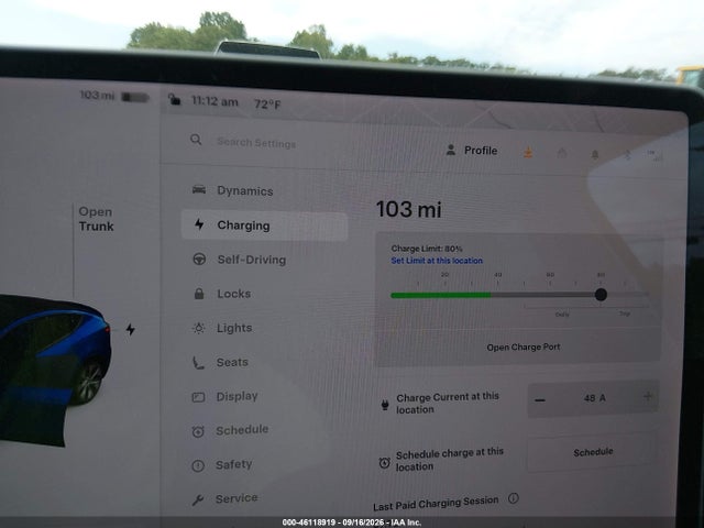 46118919 :رقم المزاد ، 5YJYGDEE4MF071316 vin ، 2021 Tesla Model Y Long Range Dual Motor All-wheel Drive مزاد بيع