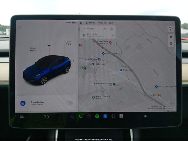 46118919 :رقم المزاد ، 5YJYGDEE4MF071316 vin ، 2021 Tesla Model Y Long Range Dual Motor All-wheel Drive مزاد بيع