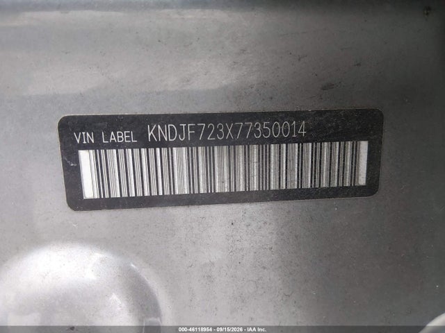 46118954 :رقم المزاد ، KNDJF723X77350014 vin ، 2007 Kia Sportage Lx V6 مزاد بيع