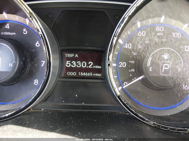 2013 Hyundai Sonata Limited მანქანა იყიდება აუქციონზე, vin: 5NPEC4AC0DH543242, აუქციონის ნომერი: 46119008