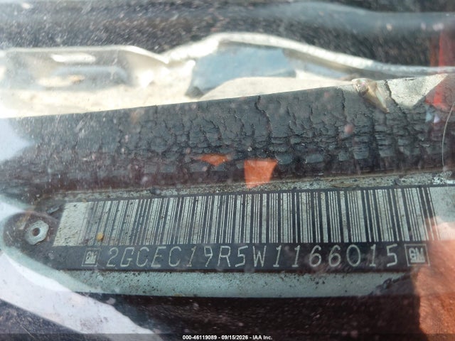 Продаж на аукціоні авто 1998 Chevrolet C1500 Fleetside, vin: 2GCEC19R5W1166015, номер лоту: 46119089