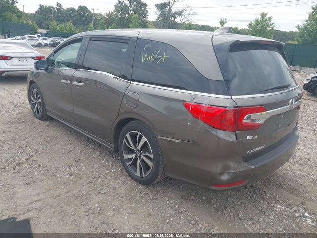 2019 Honda Odyssey Elite მანქანა იყიდება აუქციონზე, vin: 5FNRL6H93KB004858, აუქციონის ნომერი: 46119092