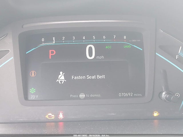 2019 Honda Odyssey Elite მანქანა იყიდება აუქციონზე, vin: 5FNRL6H93KB004858, აუქციონის ნომერი: 46119092