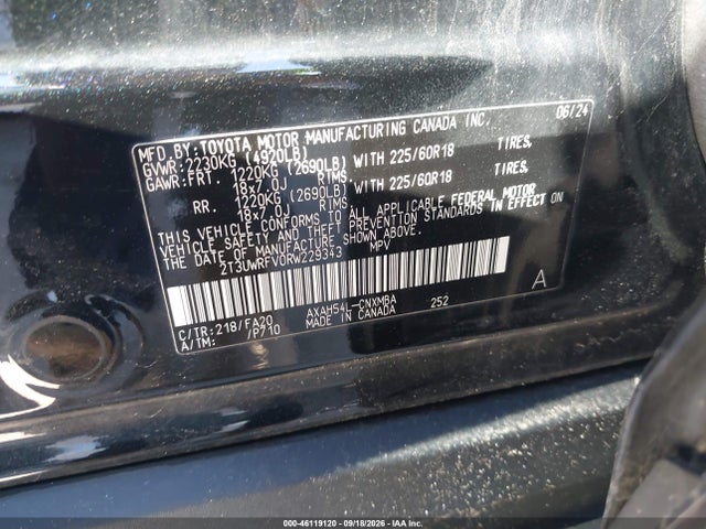 Продаж на аукціоні авто 2024 Toyota Rav4 Hybrid Woodland Edition, vin: 2T3UWRFV0RW229343, номер лоту: 46119120