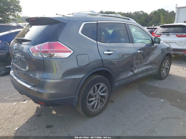 2015 Nissan Rogue Sl მანქანა იყიდება აუქციონზე, vin: 5N1AT2MV9FC815538, აუქციონის ნომერი: 46119304