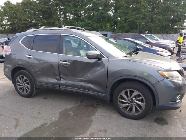2015 Nissan Rogue Sl მანქანა იყიდება აუქციონზე, vin: 5N1AT2MV9FC815538, აუქციონის ნომერი: 46119304