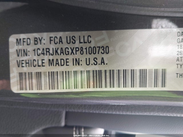 2023 Jeep Grand Cherokee L Laredo 4x4 მანქანა იყიდება აუქციონზე, vin: 1C4RJKAGXP8100730, აუქციონის ნომერი: 46119321