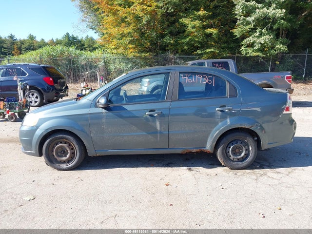 Aukcja sprzedaży 2011 Chevrolet Aveo 1lt, vin: KL1TD5DE7BB132885, numer aukcji: 46119361