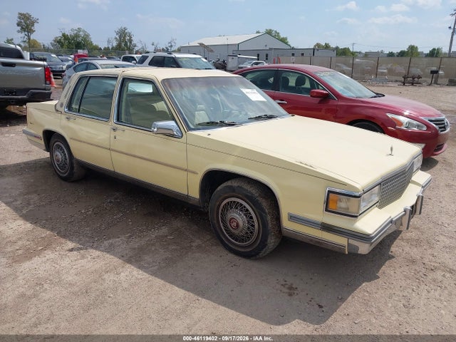 46119402 :رقم المزاد ، 1G6CD5180H4299774 vin ، 1987 Cadillac Deville مزاد بيع