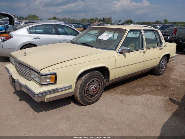 46119402 :رقم المزاد ، 1G6CD5180H4299774 vin ، 1987 Cadillac Deville مزاد بيع