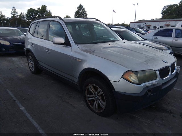 2004 Bmw X3 3.0i მანქანა იყიდება აუქციონზე, vin: WBXPA93404WD00791, აუქციონის ნომერი: 46119527