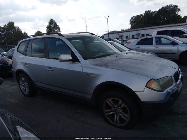 2004 Bmw X3 3.0i მანქანა იყიდება აუქციონზე, vin: WBXPA93404WD00791, აუქციონის ნომერი: 46119527
