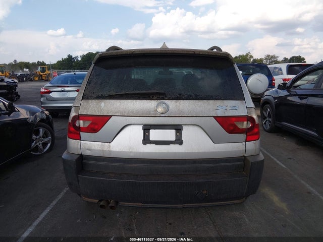 2004 Bmw X3 3.0i მანქანა იყიდება აუქციონზე, vin: WBXPA93404WD00791, აუქციონის ნომერი: 46119527