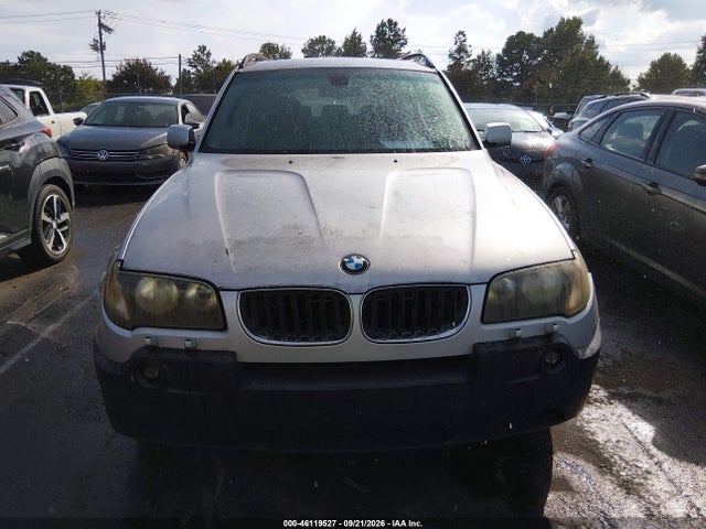 2004 Bmw X3 3.0i მანქანა იყიდება აუქციონზე, vin: WBXPA93404WD00791, აუქციონის ნომერი: 46119527