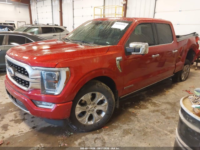 46119536 :رقم المزاد ، 1FTFW1CD8MFA58681 vin ، 2021 Ford F-150 Platinum مزاد بيع