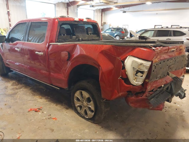 46119536 :رقم المزاد ، 1FTFW1CD8MFA58681 vin ، 2021 Ford F-150 Platinum مزاد بيع