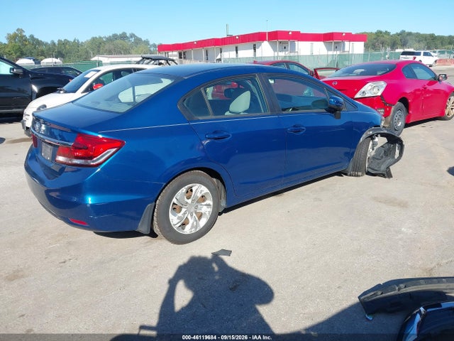 46119684 :رقم المزاد ، 2HGFB2F55EH501439 vin ، 2014 Honda Civic Lx مزاد بيع