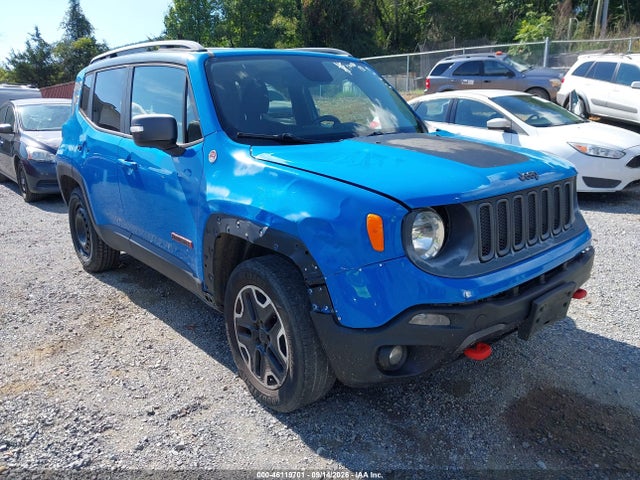 Продаж на аукціоні авто 2015 Jeep Renegade Trailhawk, vin: ZACCJBCT4FPC17856, номер лоту: 46119701