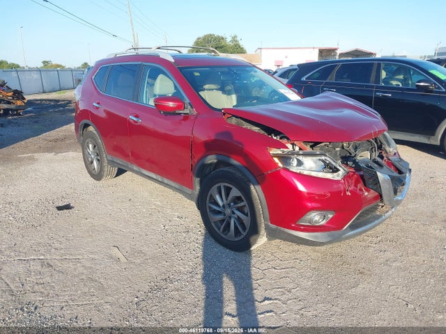 2015 Nissan Rogue Sl მანქანა იყიდება აუქციონზე, vin: 5N1AT2MV3FC829533, აუქციონის ნომერი: 46119768