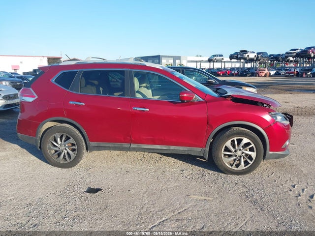 2015 Nissan Rogue Sl მანქანა იყიდება აუქციონზე, vin: 5N1AT2MV3FC829533, აუქციონის ნომერი: 46119768