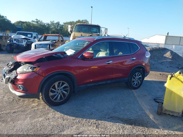 2015 Nissan Rogue Sl მანქანა იყიდება აუქციონზე, vin: 5N1AT2MV3FC829533, აუქციონის ნომერი: 46119768