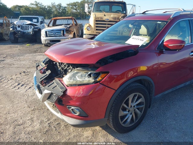 2015 Nissan Rogue Sl მანქანა იყიდება აუქციონზე, vin: 5N1AT2MV3FC829533, აუქციონის ნომერი: 46119768