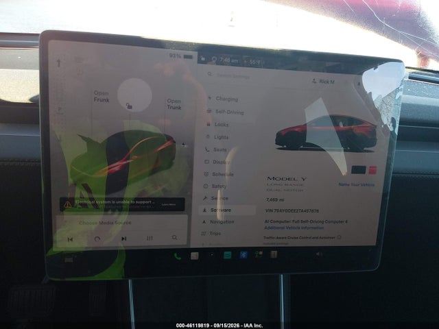 7SAYGDEE2TA457876 Tesla Model Y All-wheel Drive/long Range Launch Series/premium All-wheel Drive