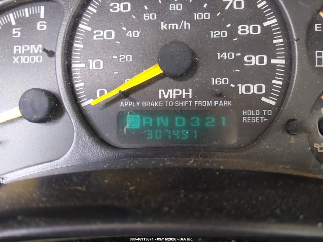 46119871 :رقم المزاد ، 2GCEK19V011318808 vin ، 2001 Chevrolet Silverado 1500 Ls مزاد بيع
